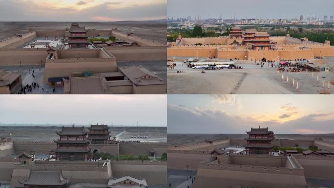 嘉峪关古建筑群风光