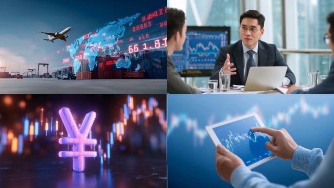 金融科技数字经济成功人士职场商务高端商务