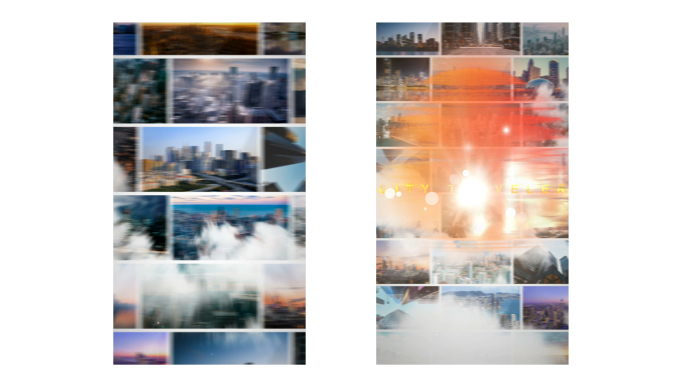 竖版照片墙片头