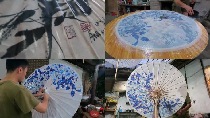 制作油纸伞 油纸伞制作流程
