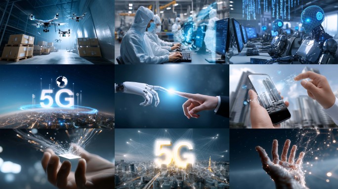 未来科技智能制造AI赋能数字世界全球互联