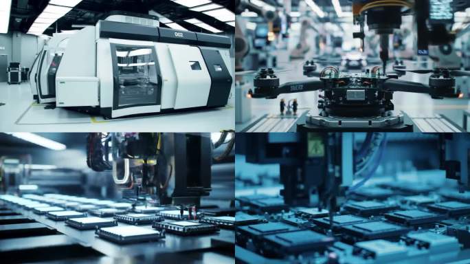 智能制造 芯片 科技工厂 无人机生产线