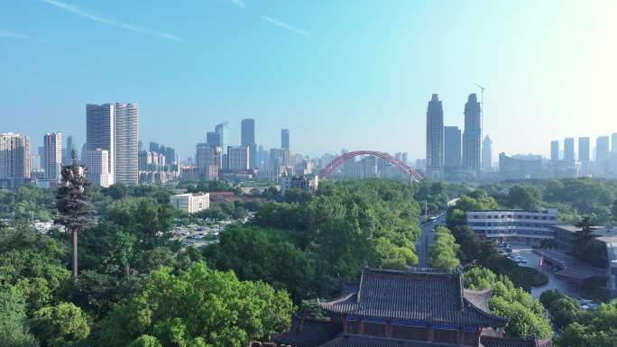 4K铁门关城市江景与文化古迹