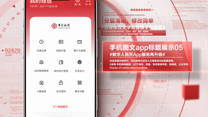 手机新闻网页公众号图文app展示AE模板