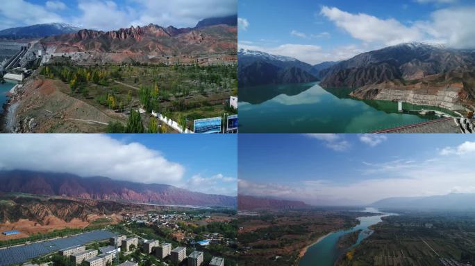 青海省化隆县 公伯峡水库风光
