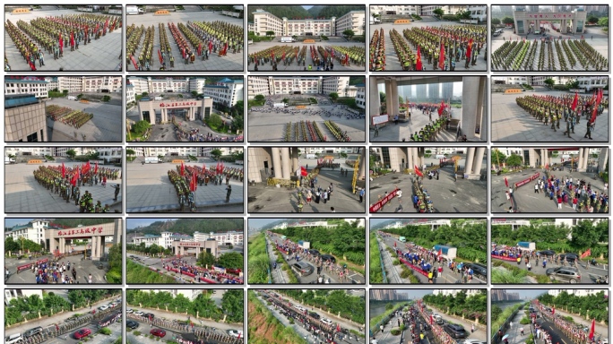 人民子弟兵抗洪救灾 人民群众挥泪告别场景