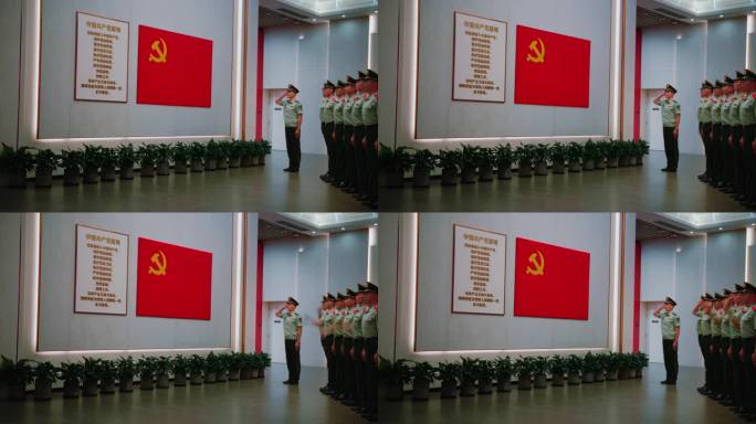 庄严的宣誓仪式