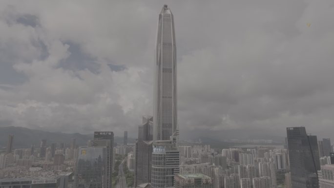 深圳城市天际线航拍 dlog素材