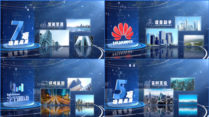 科技图文分类展示