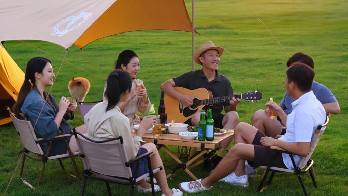 朋友们户外野餐
