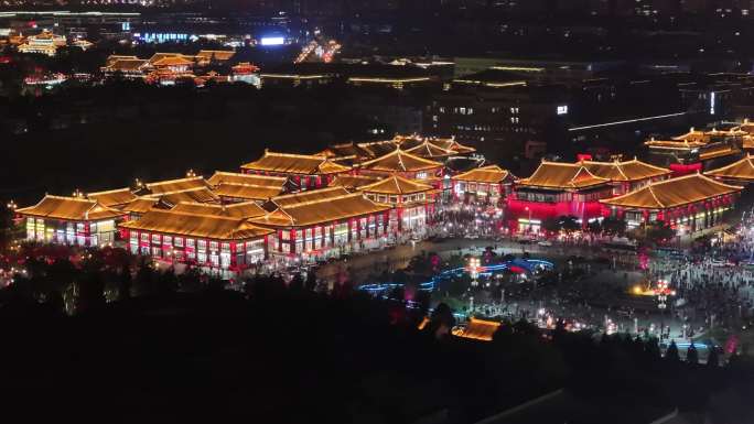西安大唐不夜城夜景合集