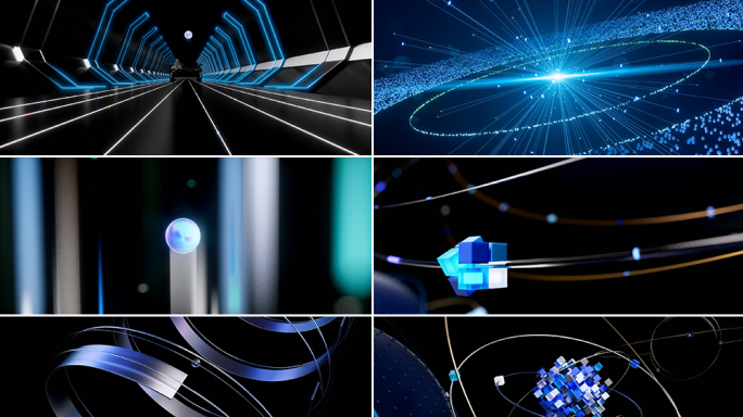 4K创意科技探索概念视频 科技片头