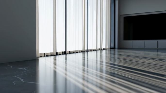 简约风格客厅光线变化