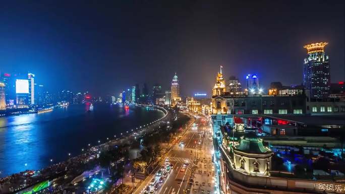 浦江璀璨夜色