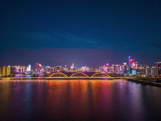 长沙城市夜景灯光秀