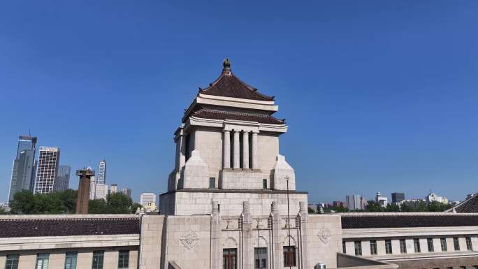 航拍长春新民大街