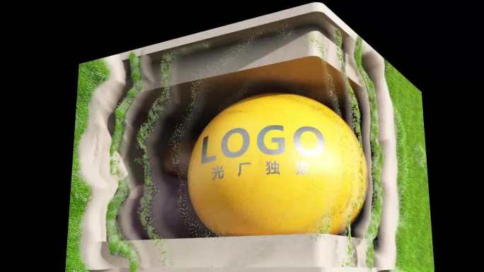 草地LOGO裸眼3D