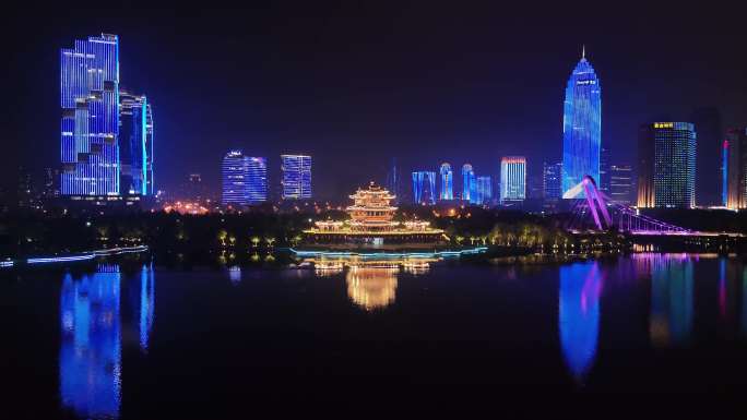 城市夜景灯光秀