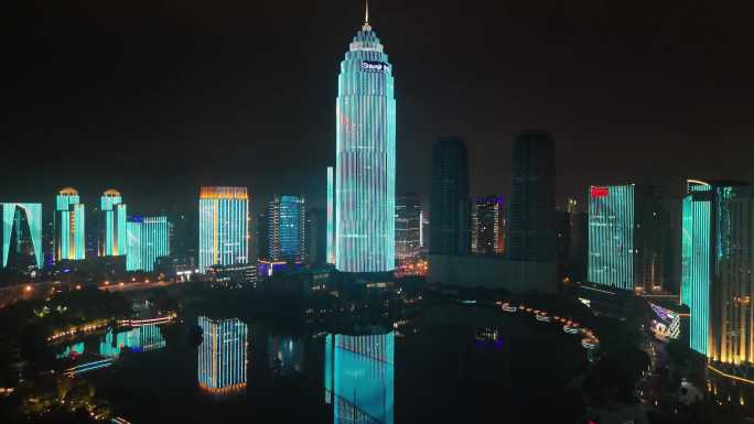 城市夜景灯光秀
