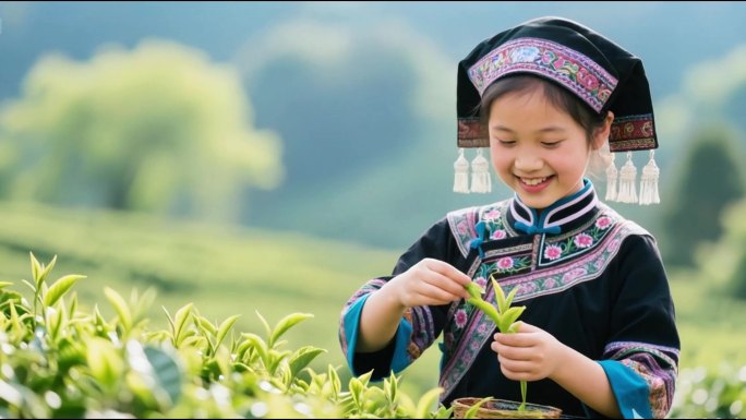 茶茶叶红茶春茶茶山茶艺茶园采茶