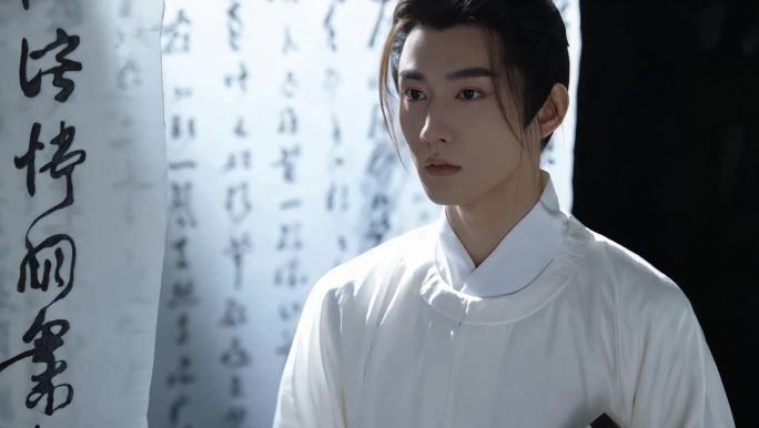 文人雅士书写意境