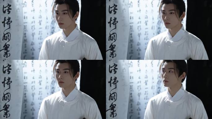 文人雅士书写意境