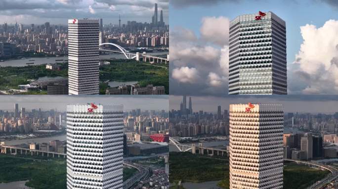 城市天际线中的SK大厦 上海前滩SK