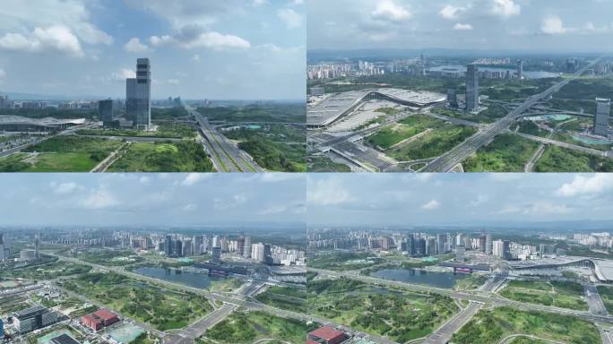 市运会开幕点-天府大道-蔚蓝卡地亚