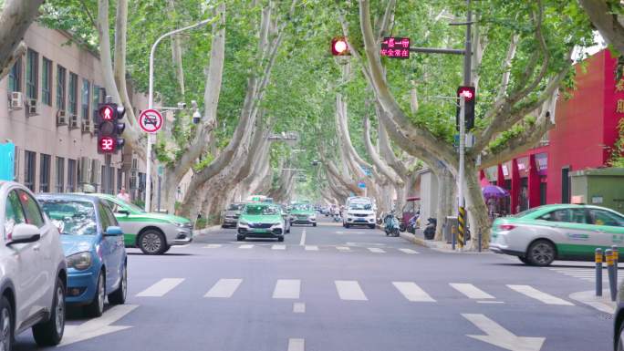郑州金水区马路街景