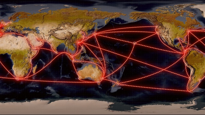 港口贸易航海运输路线