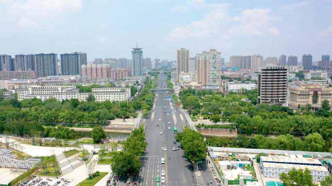 郑州城市风光航拍