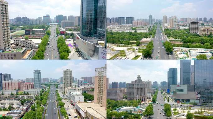郑州城市风光航拍