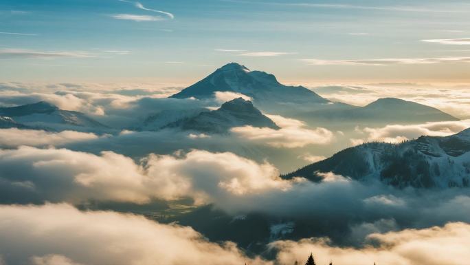 壮丽山河云海景观