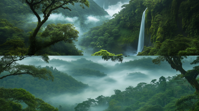 唯美森林无缝循环背景宽屏