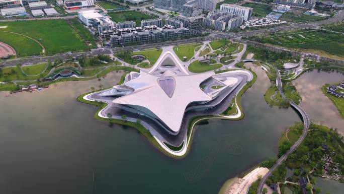 世界科幻公园航拍，成都市郫都区
