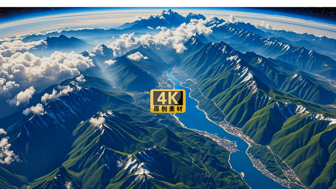 群山云雾云海森林