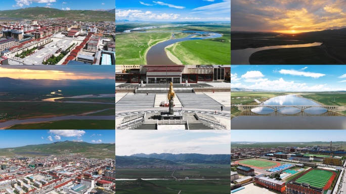 甘肃甘南玛曲县玛曲天下黄河第一弯