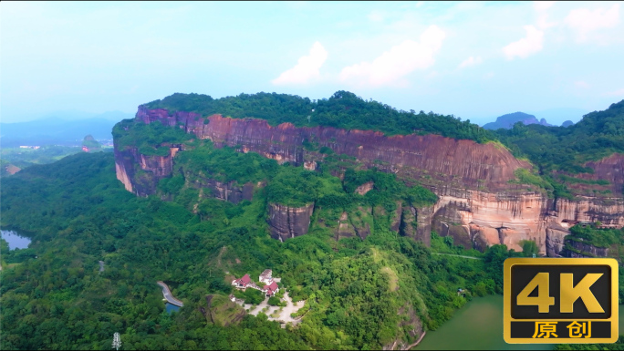 韶关丹霞山风景区航拍阳元山
