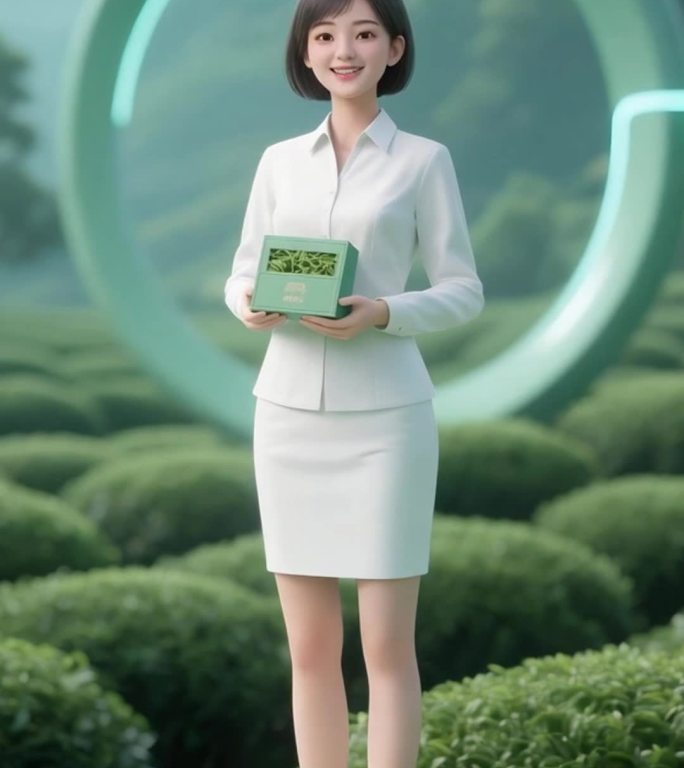 AI数字人茶叶产品展示