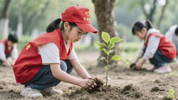 儿童植树节公益活动