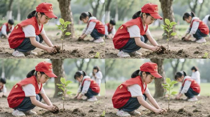 儿童植树节公益活动