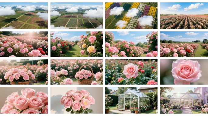 新鲜玫瑰花合集4k（商用请购买企业授权）