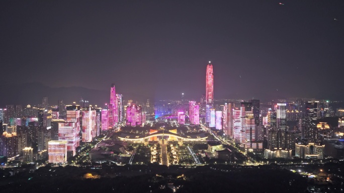 深圳城市夜景灯光秀