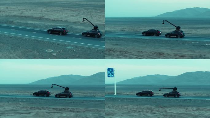 车载摇臂拍摄场景