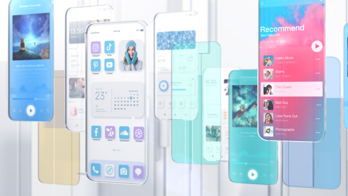 手机APP应用界面主题UI展示