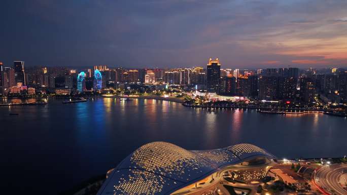 湛江文化中心夜景