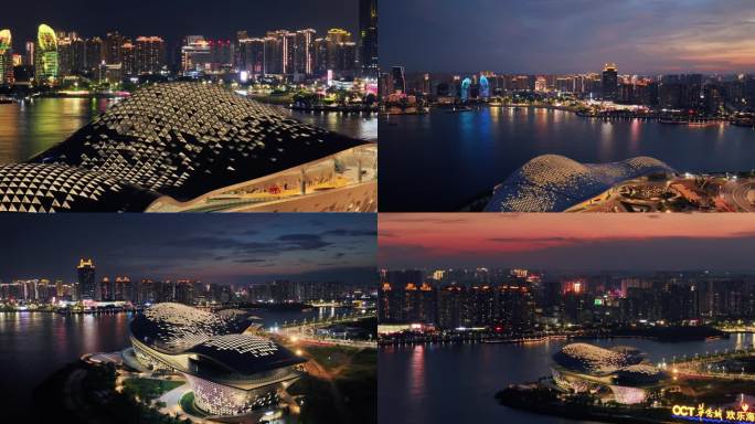 湛江文化中心夜景