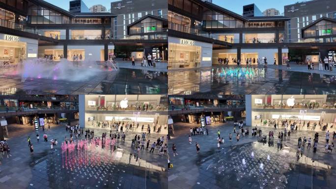 太古里 城市商业中心水景喷泉