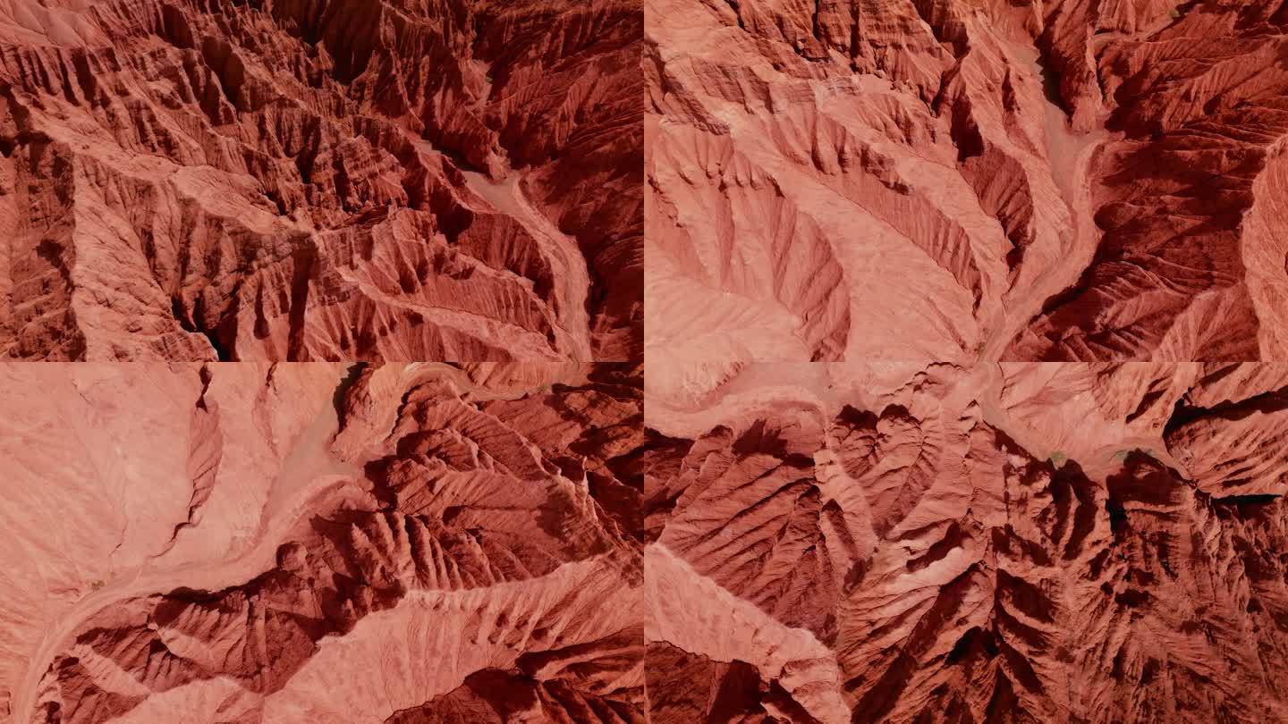 火焰山壮丽地貌景观