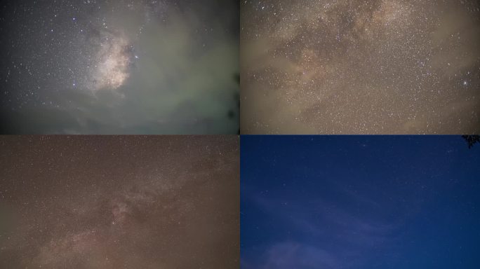 宇宙银河流星星空4k